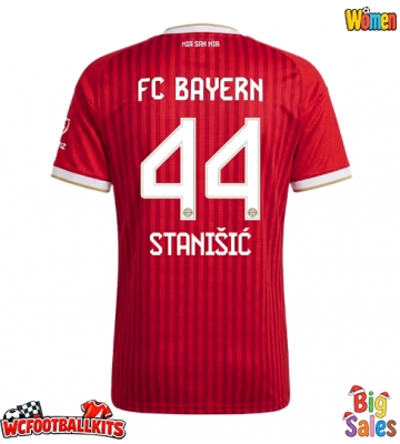 Bayern Munich Josip Stanisic #44 Replica Home Stadium Shirt for Women 2026-27 Short Sleeve